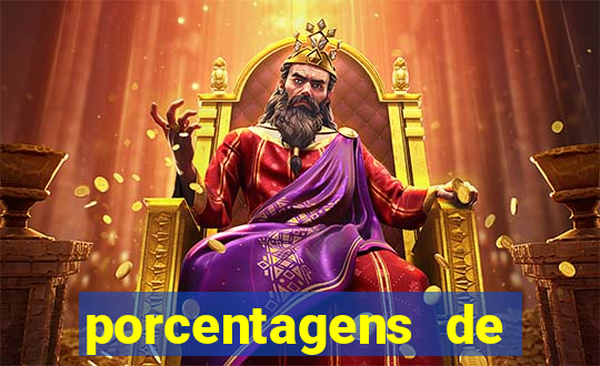 porcentagens de jogos pagantes